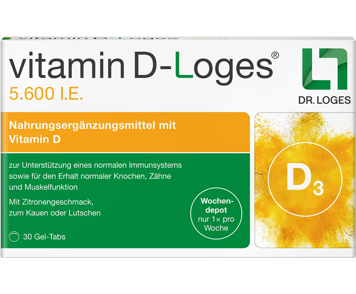 Verpackung von vitamin D-Loges