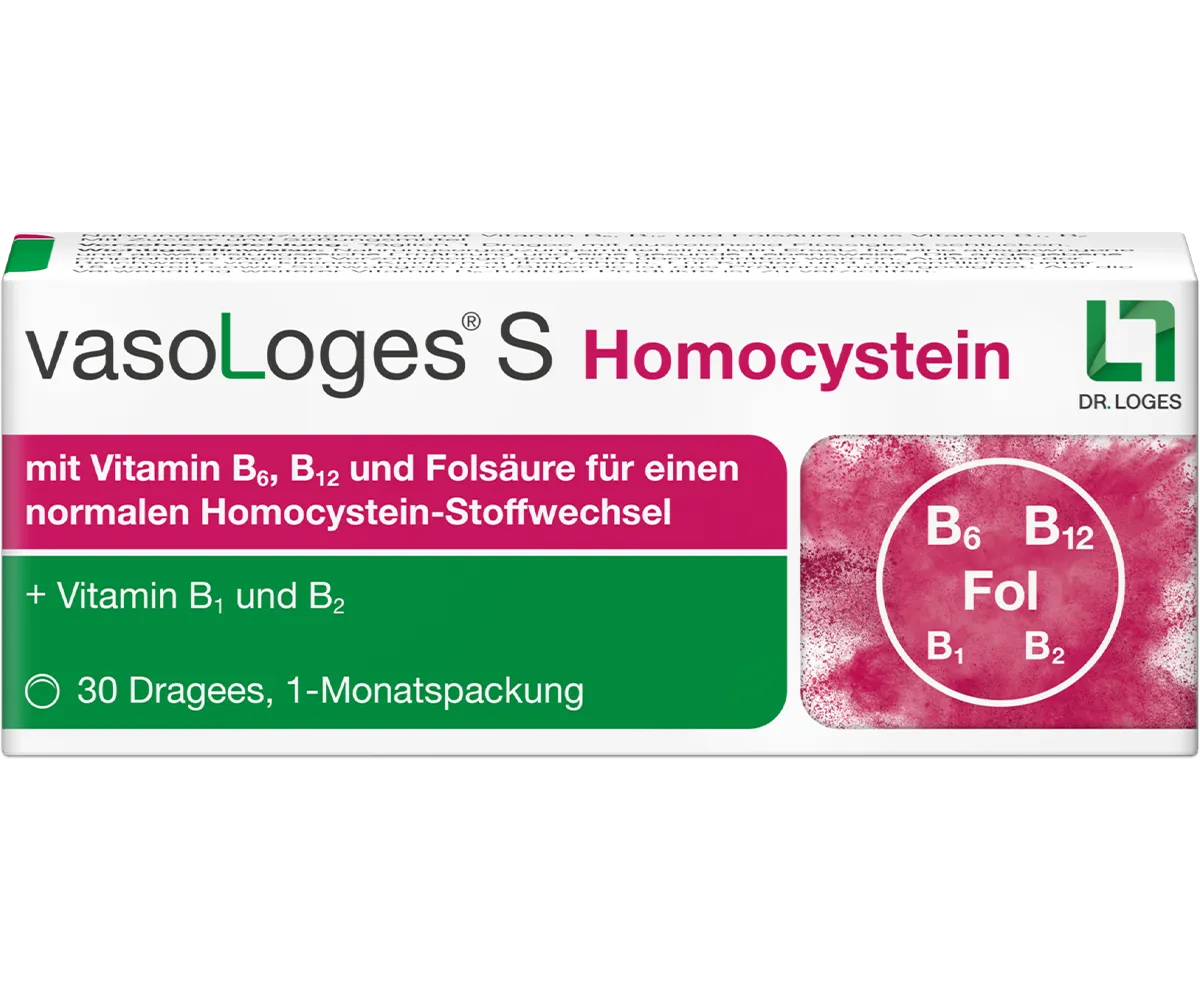 Verpackung von vasoLoges S Homocystein