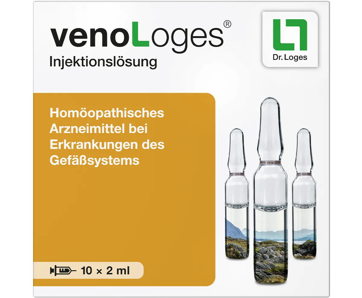 Verpackung von venoLoges Injektionslösung 