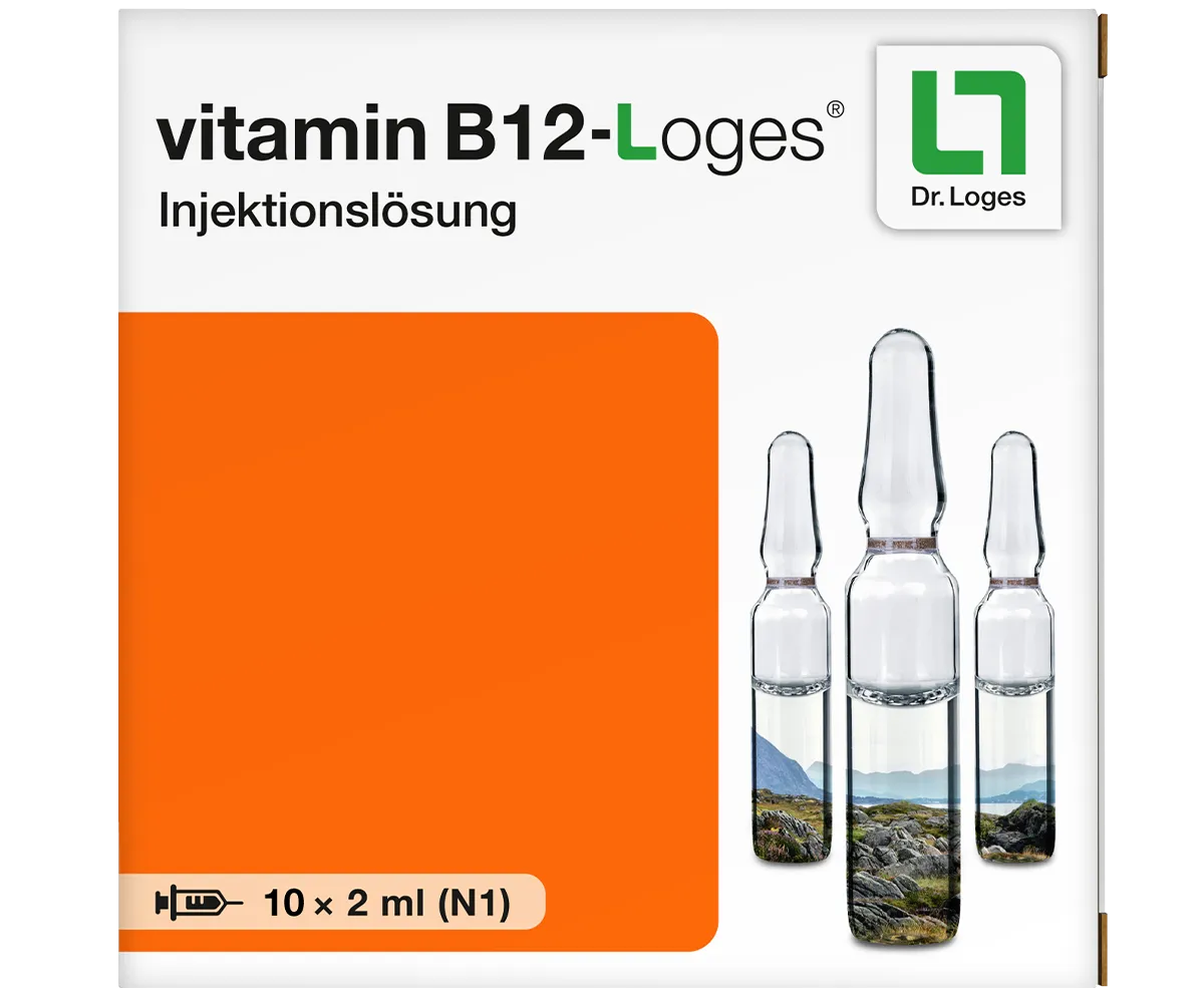 Verpackung von vitamin B12-Loges Injektionslösung